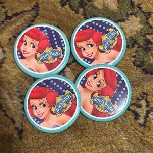Disney Ariel's Grotto Coasters - Red and Blue